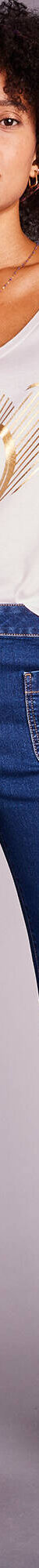 Jean coupe large taille haute, stature moyenne (stone) Jean coupe large taille haute, stature moyenne (stone)